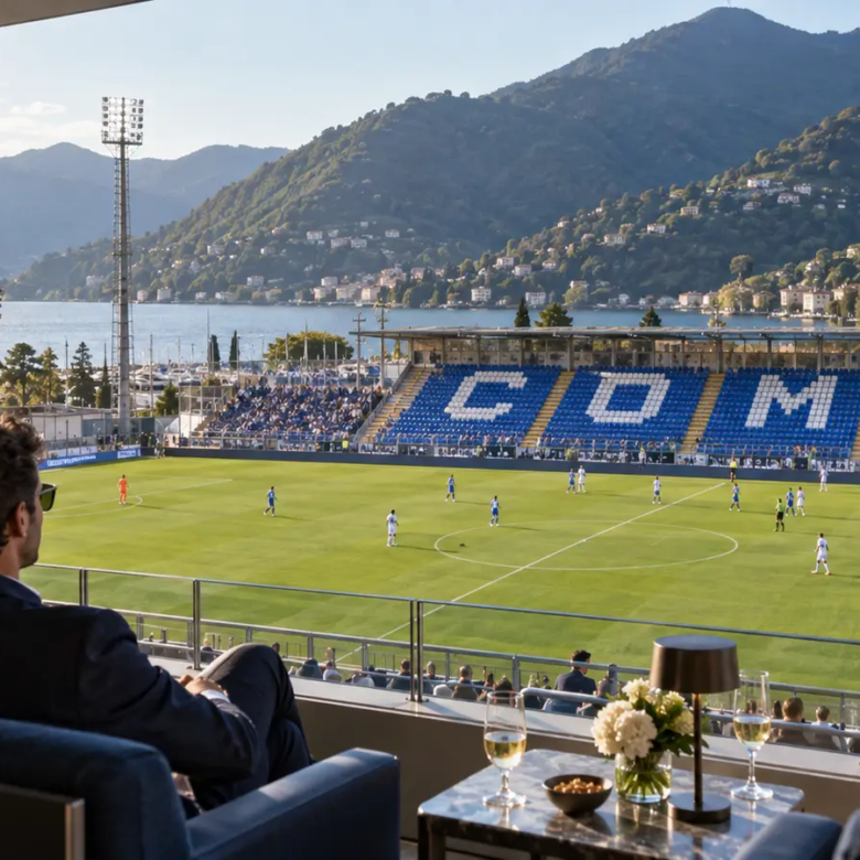 Posti riservati per le partite del Como calcio anche Champions League